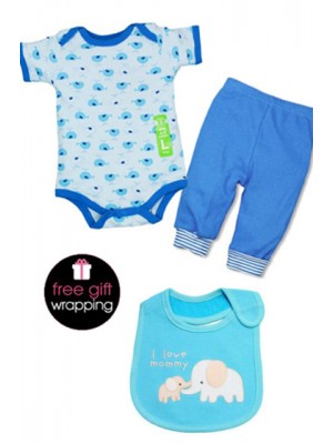BS002-B2*BABY BOY GIFT SET